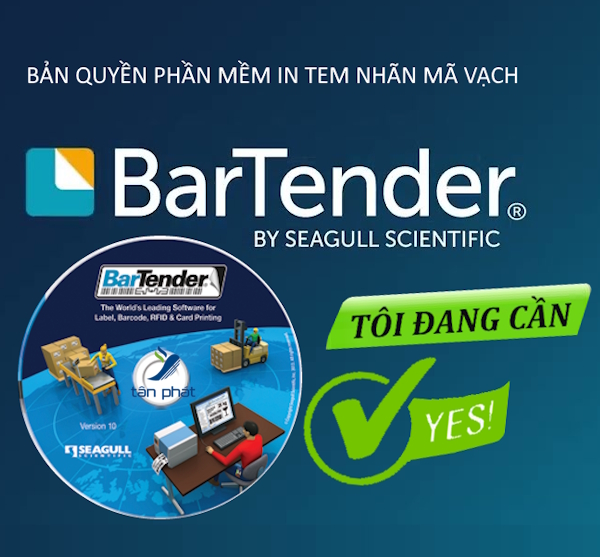 Phần mềm BarTender® thiết kế và in tem nhãn, chuyên nghiệp
