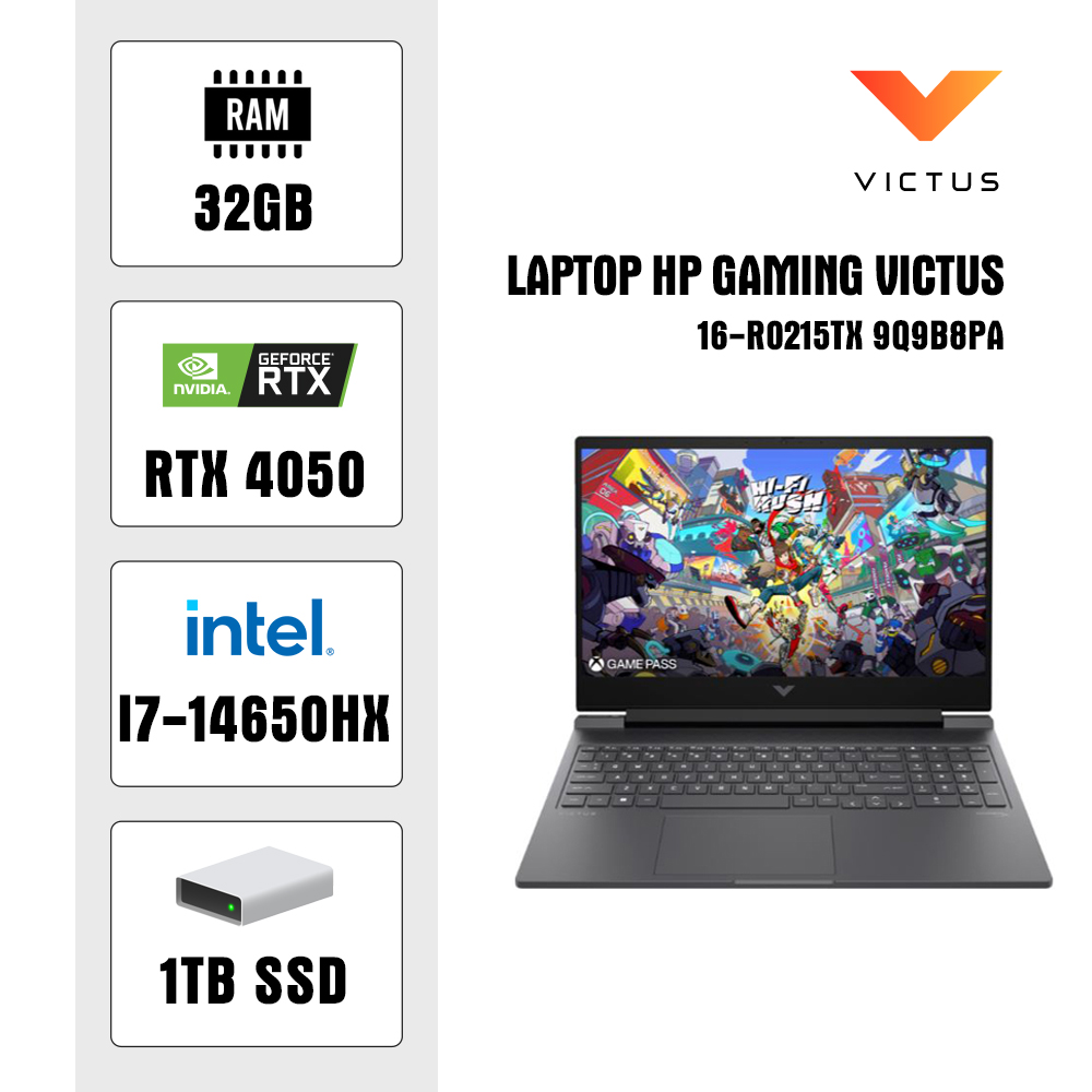 Laptop HP Gaming Victus 16-r1176TX A2NN0PA ảnh 1