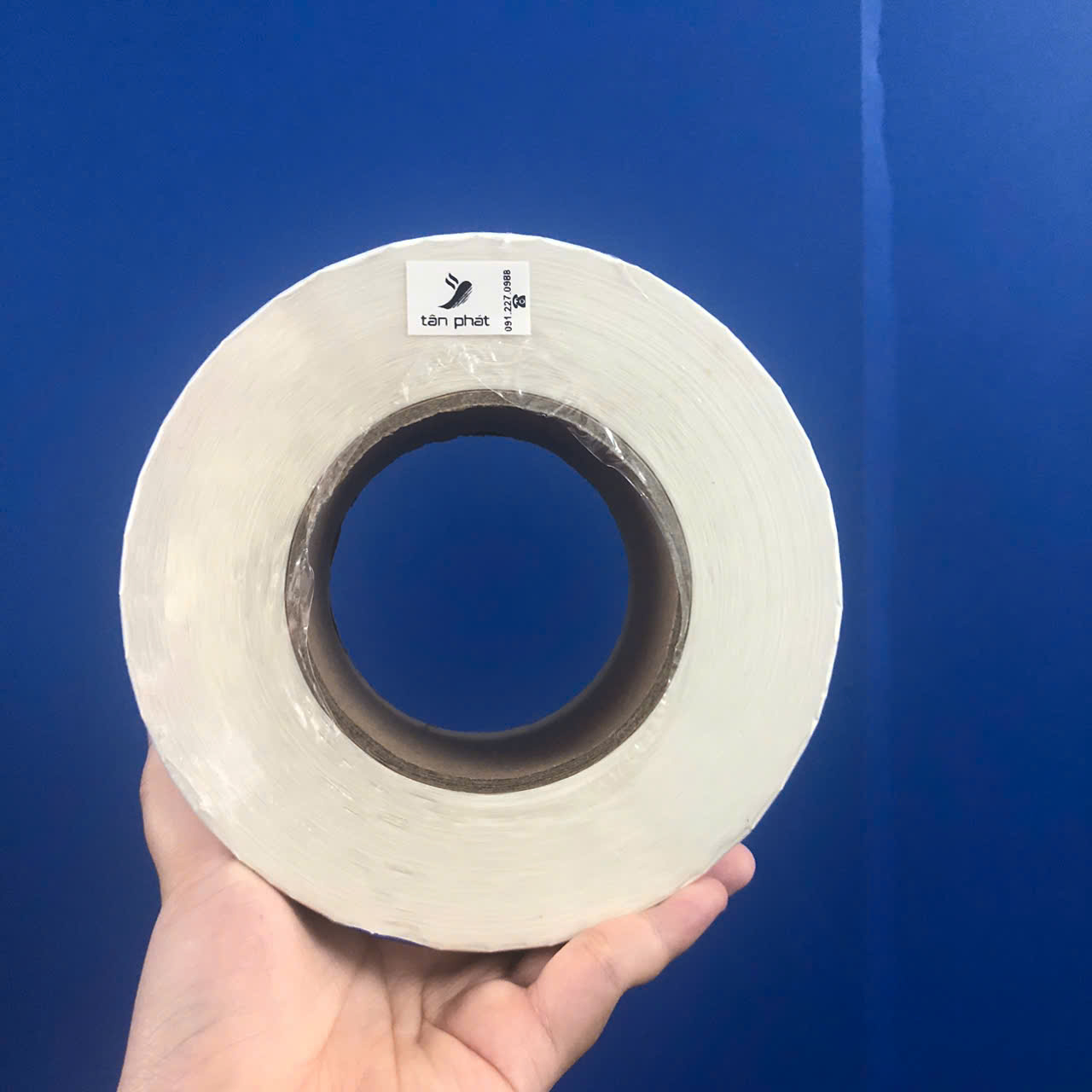 Giấy in mã vạch 1 tem 60x20x100M, bo góc ảnh 2