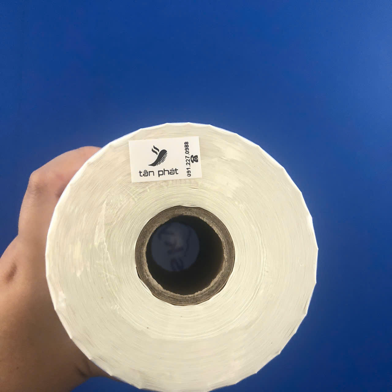 Giấy in mã vạch 4 tem 25x15x50m ( bo góc) ảnh 2
