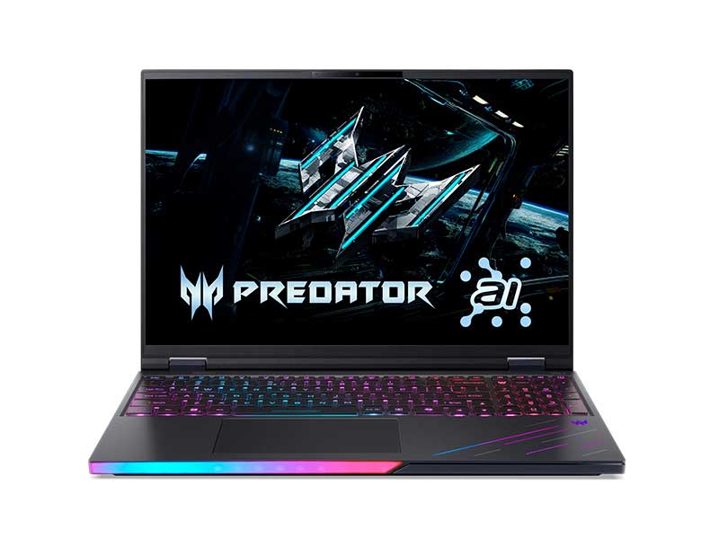 Laptop gaming Acer PREDATOR Helios 16 PH16-73-950C NH.QW0SV.001 (Core Ultra 9 275HX | 32GB | 2TB | RTX5090 | 16inch 2K | 240Hz | Win11 | Black) ảnh 1