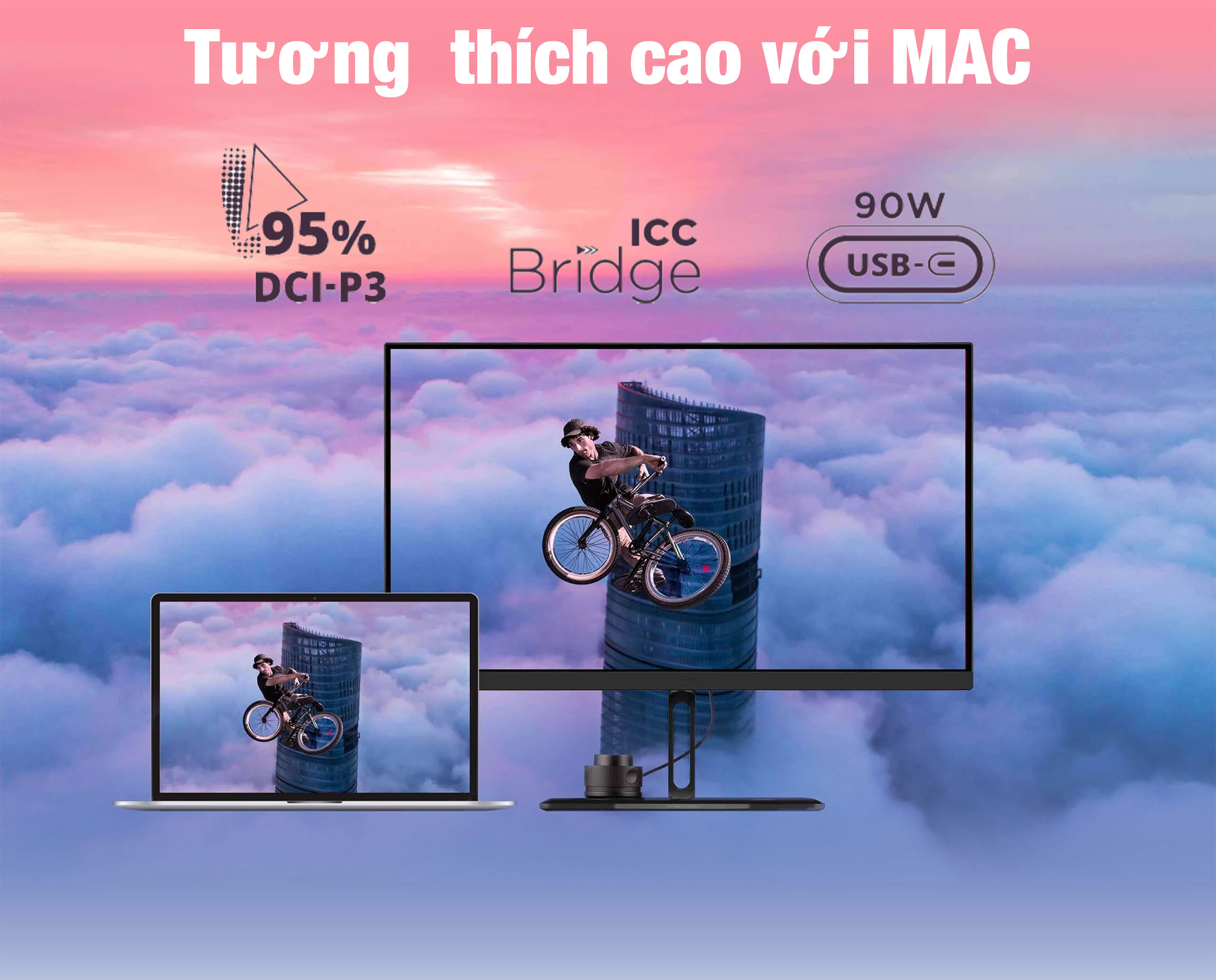 Viewsonic VP2776 tuong thich cho mac 