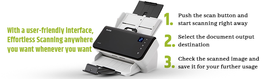 Máy Scan Kodak E1040 (Scan đảo mặt| A4| A5| ADF| USB) ảnh 3