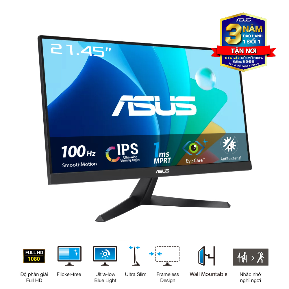 Màn hình Asus VY229HF ảnh 1