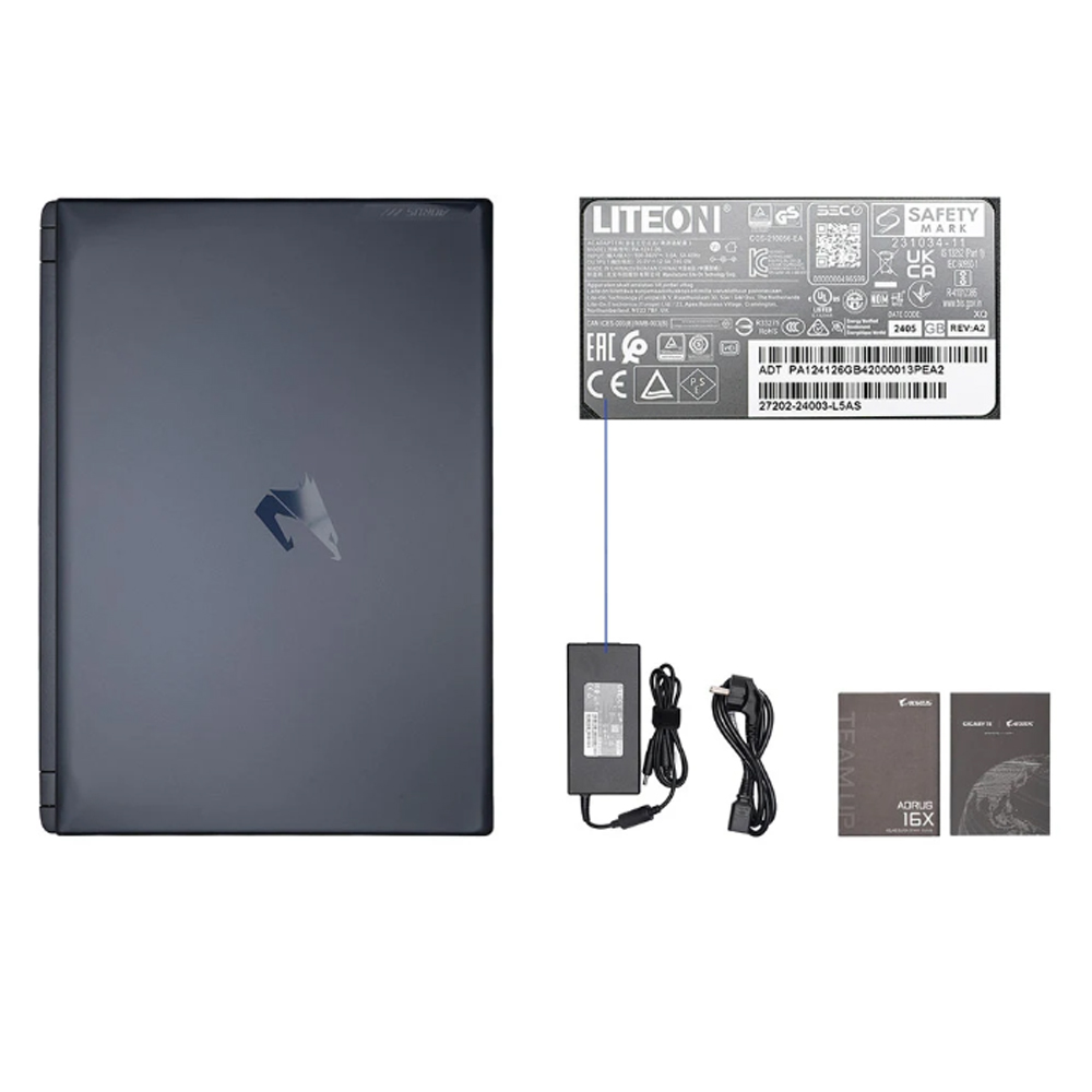 Laptop Gigabyte AORUS 16X ASG-53VNC94SH (Core i7-14650HX | RTX 4070 8GB | 16inch WQXGA 165Hz | 16GB | 1TB | Win 11 | Xám) ảnh 2