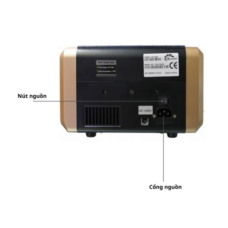 m&aacute;y đếm tiền Silicon MC-2900