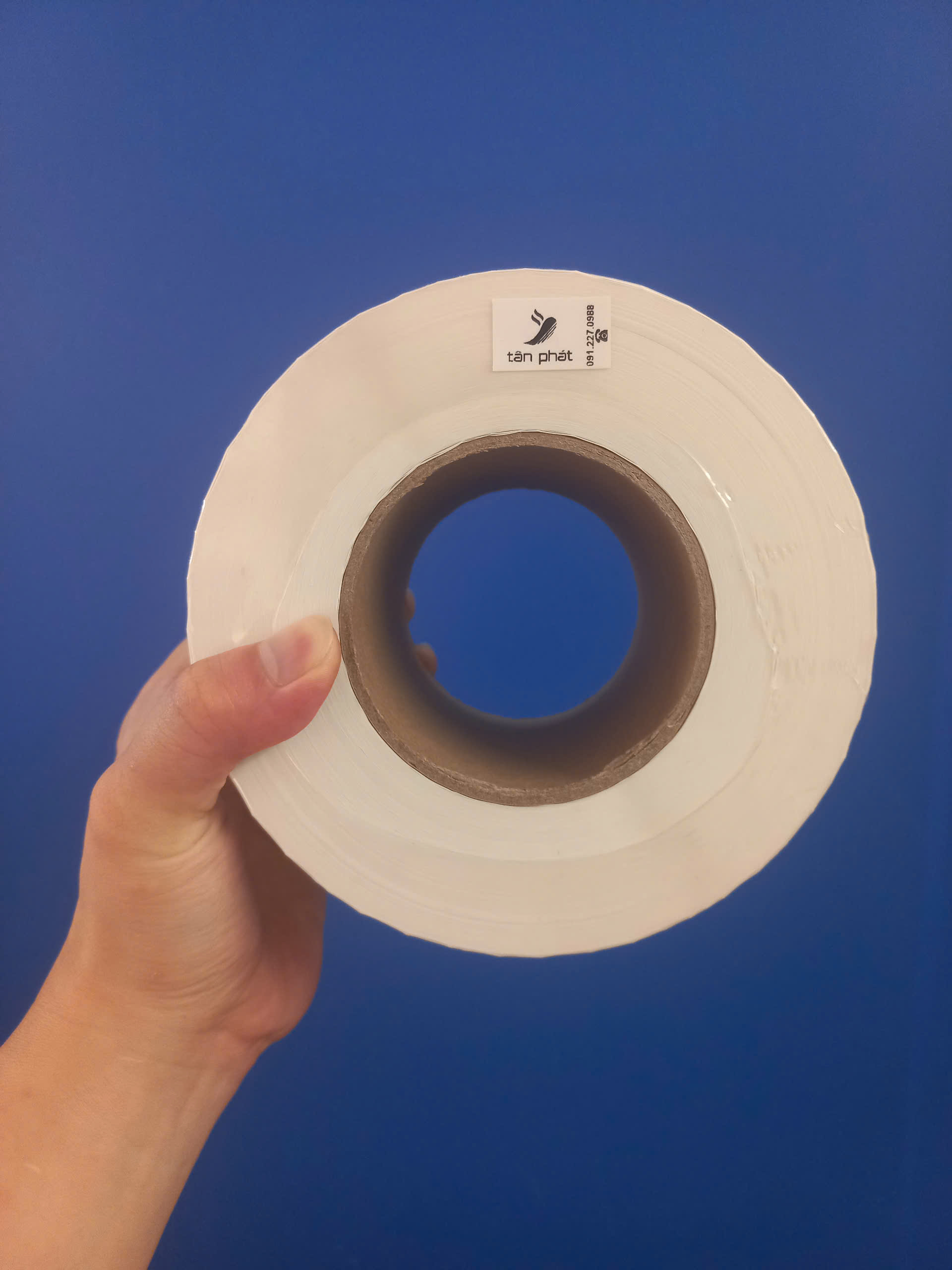 Giấy in mã vạch 2 tem 50x40x100M ảnh 2