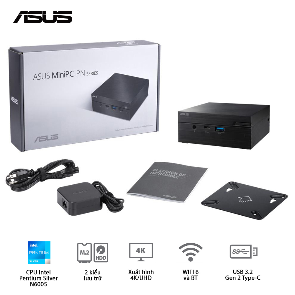 Mini PC ASUS PN41-BBP098MV (90MR00I3-M00980) ảnh 1