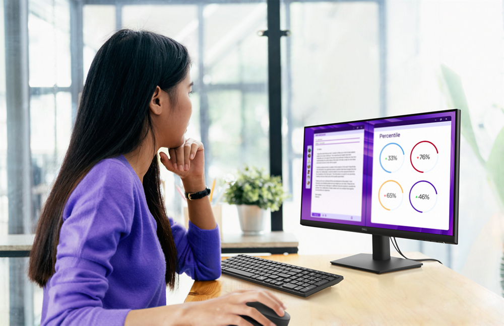 Màn Hình Dell E2425HM (23.8Inch/ Full HD/ 5ms/ 100HZ/ 250cd/m2/ IPS) ẢNH 1