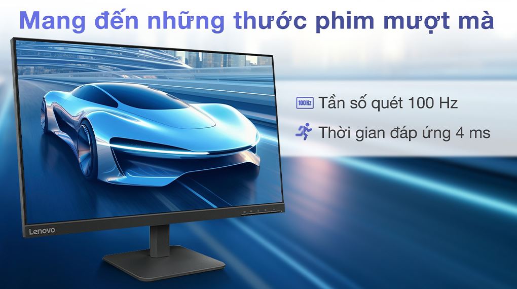 Màn hình Lenovo L24-4e 68C2KAC1VN Grey (23.8Inch/ Full HD/ 4ms/ 100HZ/ 250cd/m2/ IPS) ảnh 2
