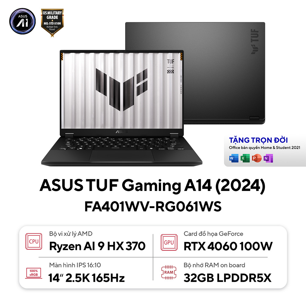 Laptop ASUS TUF Gaming A14 FA401WV-RG061WS ảnh 1