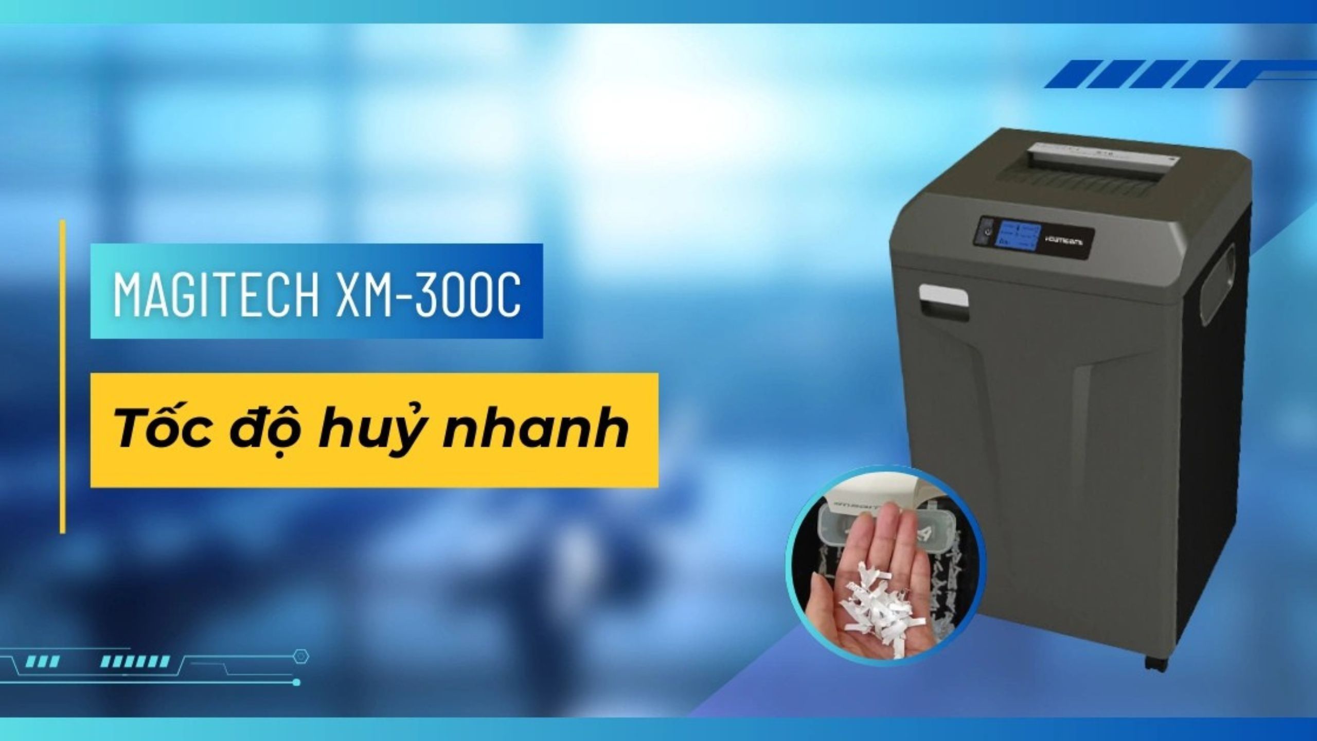 Máy hủy tài liệu MAGITECH XM–300C ảnh 1