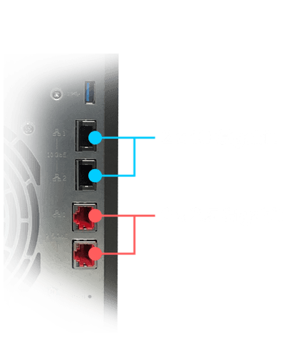 Thiết bị lưu trữ NAS ASUSTOR LOCKERSTOR AS6510T ảnh 5