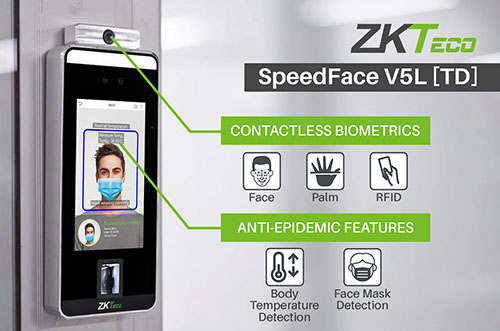 Máy chấm công ZK Teco SpeedFace-V5L ID ảnh 1