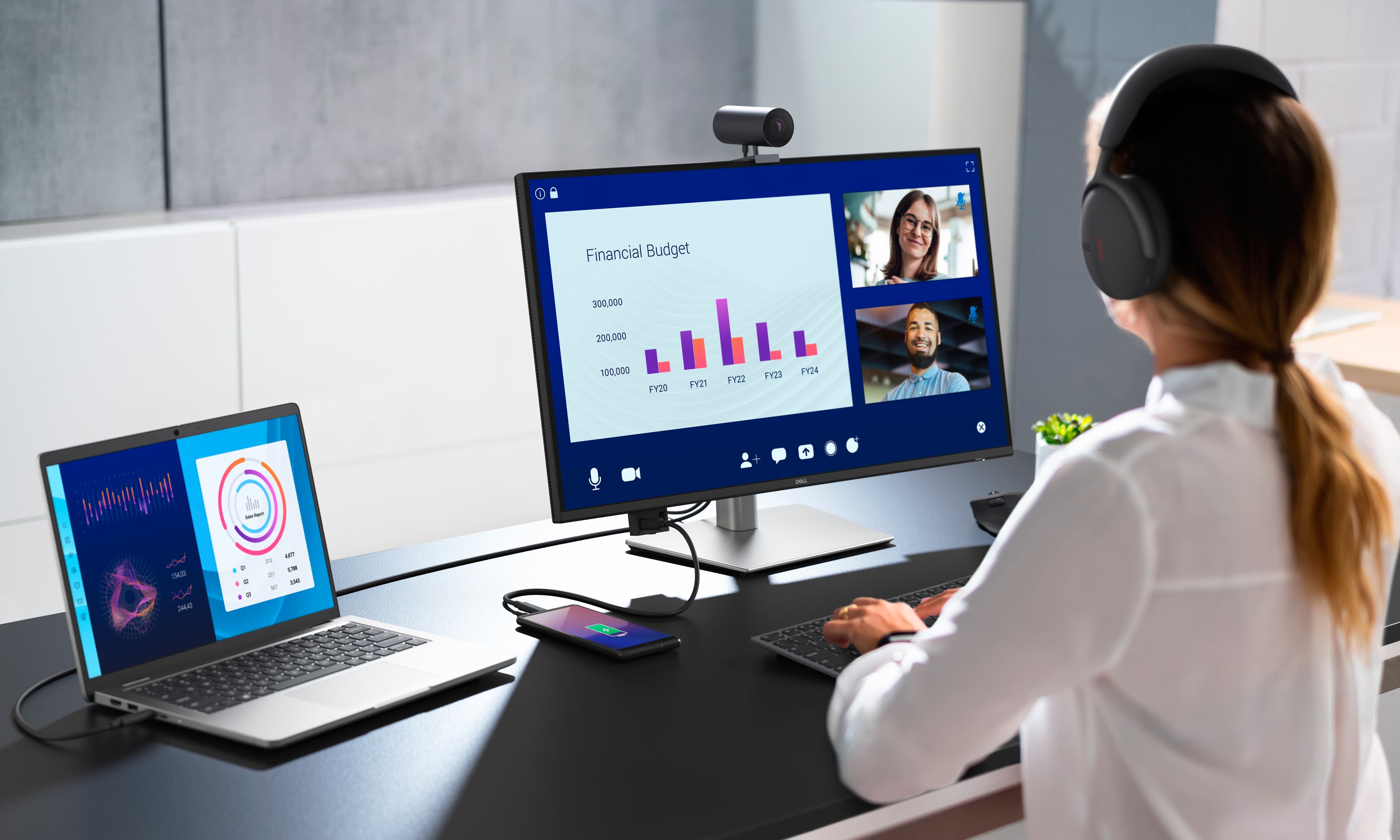 Màn hình đồ họa Dell Pro Plus 4K P2725QE (27Inch/ 4K/ 5ms/ 100HZ/ 350cd/m2/ IPS) ảnh 1