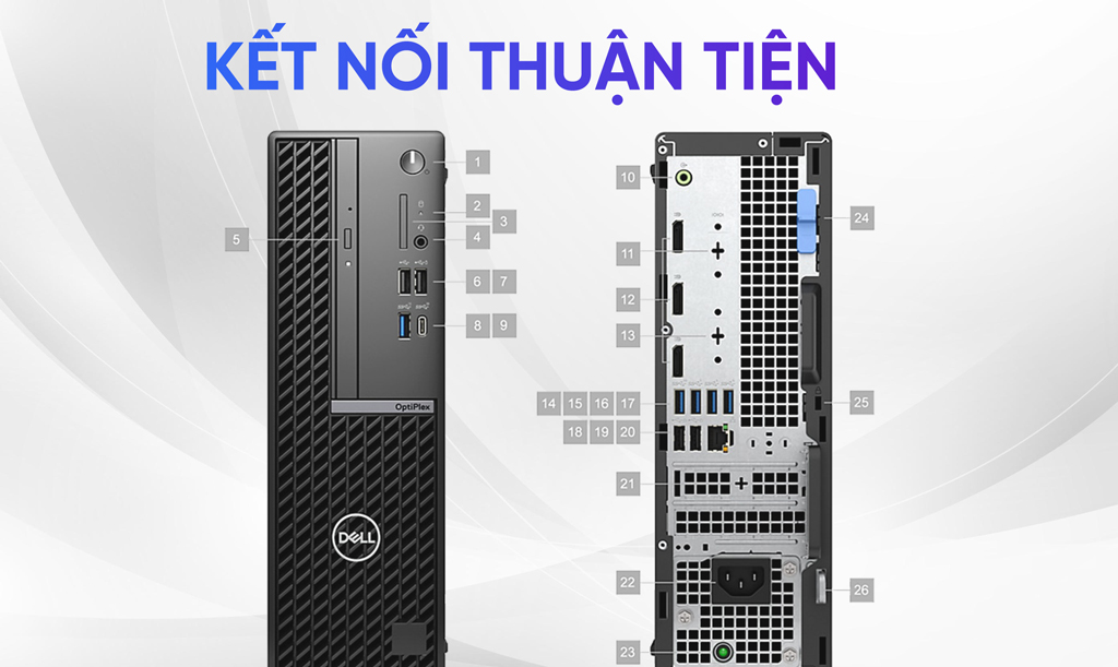 Máy tính để bàn đồng bộ Dell Optiplex 7010 SFF 71038109 ảnh 4