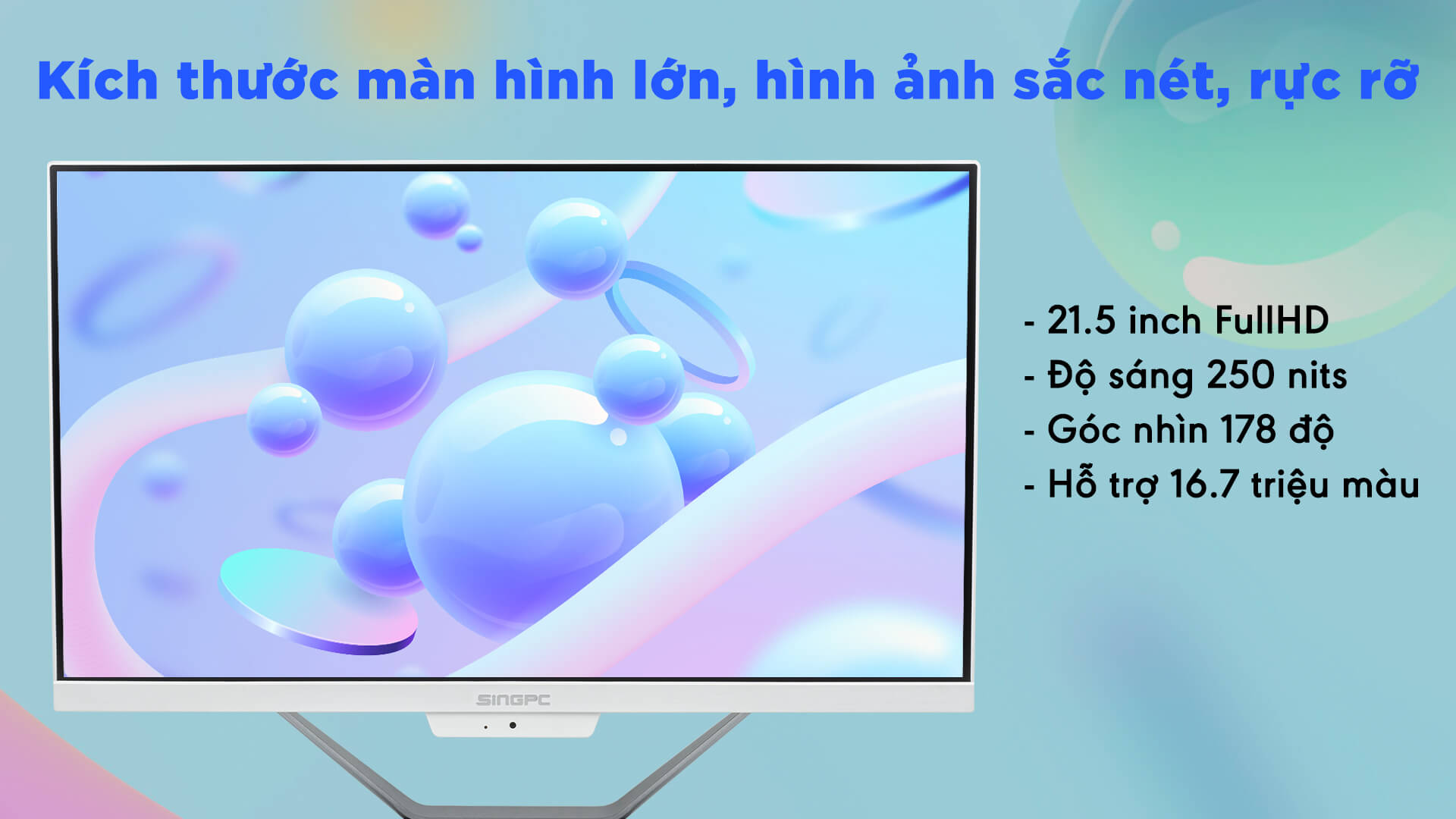 Máy tính AIO SingPC M22Ki582-W ảnh 3