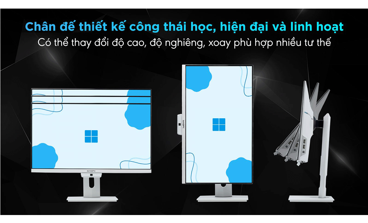 Máy tính AIO SingPC M24Pi582-W ảnh 1