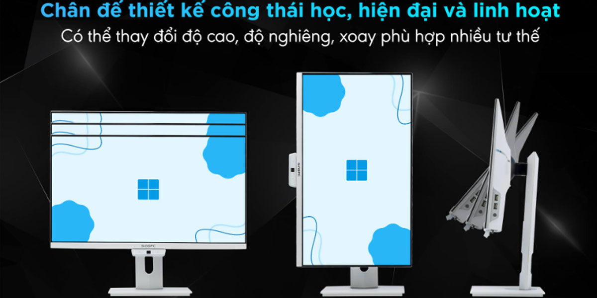 Máy tính AIO SingPC M24Pi382-W ảnh 1