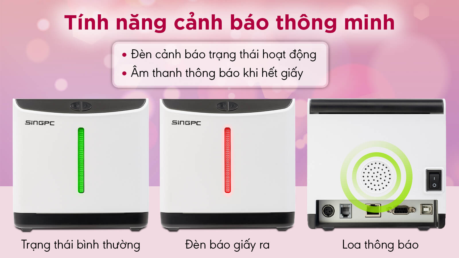 Máy in hóa đơn SingPC Print-371 (In nhiệt/ K80) ảnh 3