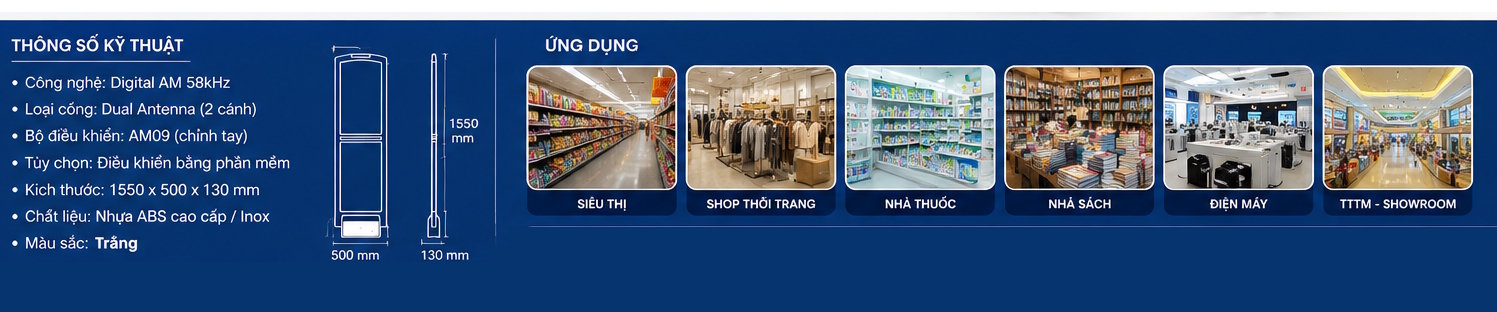 Cổng từ an ninh Foxcom AMS-06