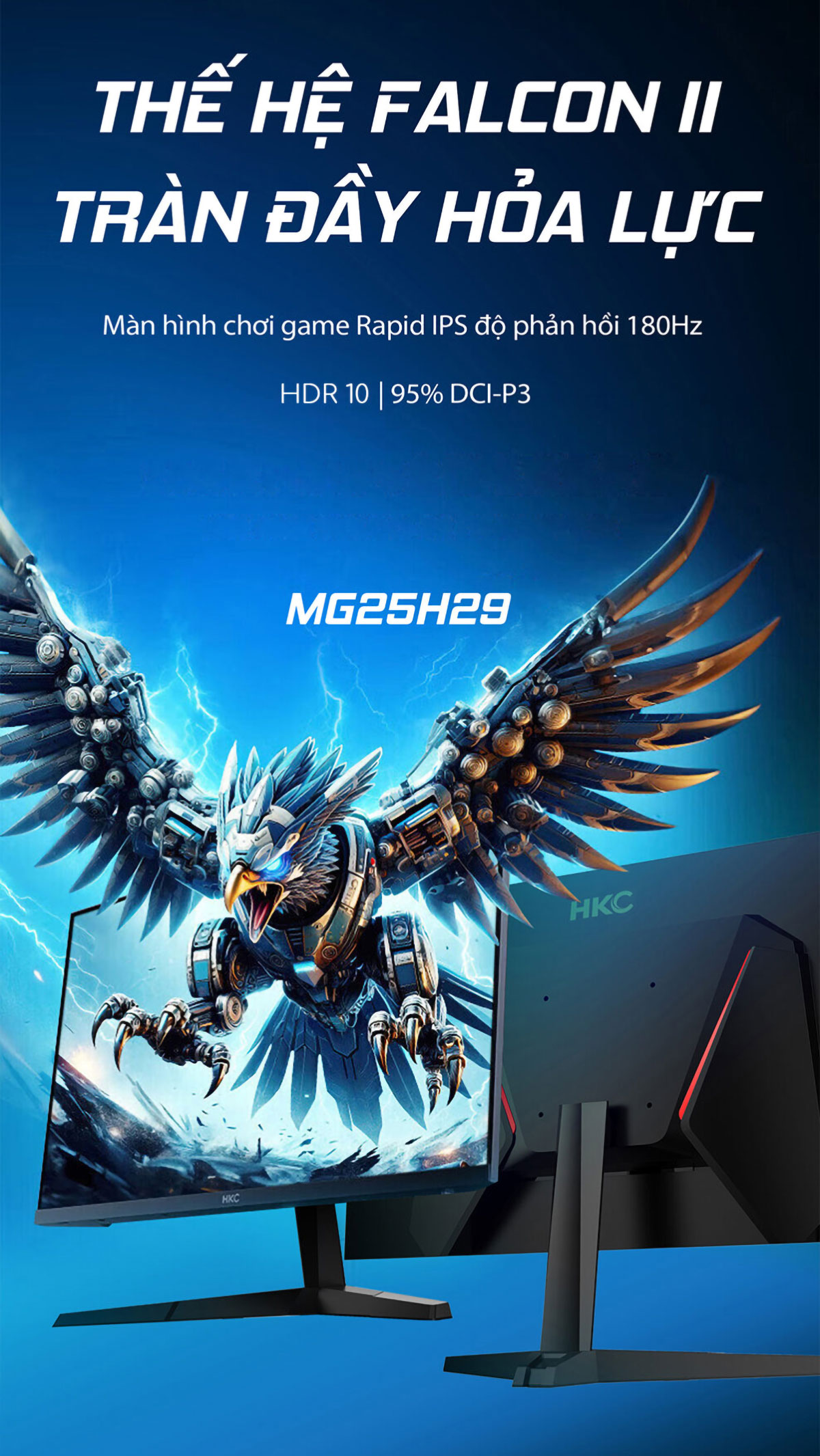 Màn hình Gaming HKC MG25H29 ảnh 1