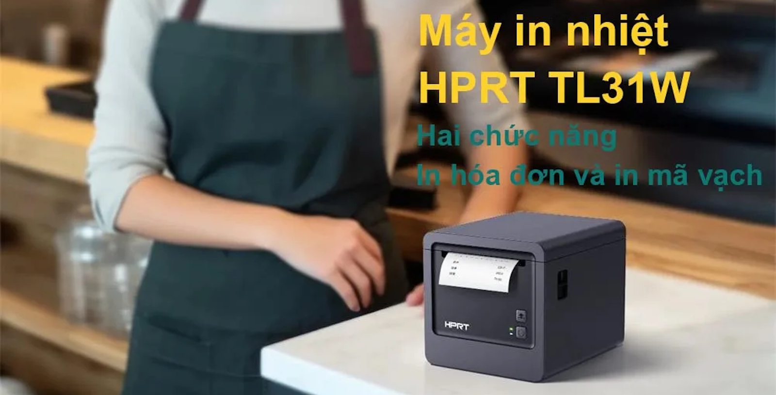 Máy in hóa đơn và mã vạch HPRT TL31W