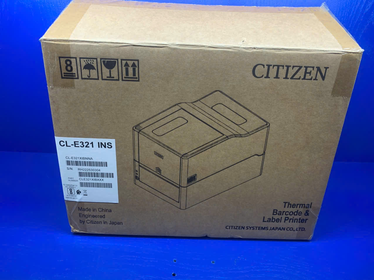 M&aacute;y in tem nh&atilde;n m&atilde; vạch Citizen CL-E321 (203dpi) (USB-RS232-LAN)_nguy&ecirc;n hộp