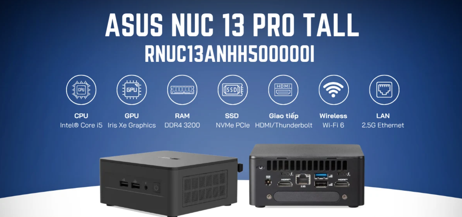 Asus NUC 14 Pro Tall NUC14RVHI3