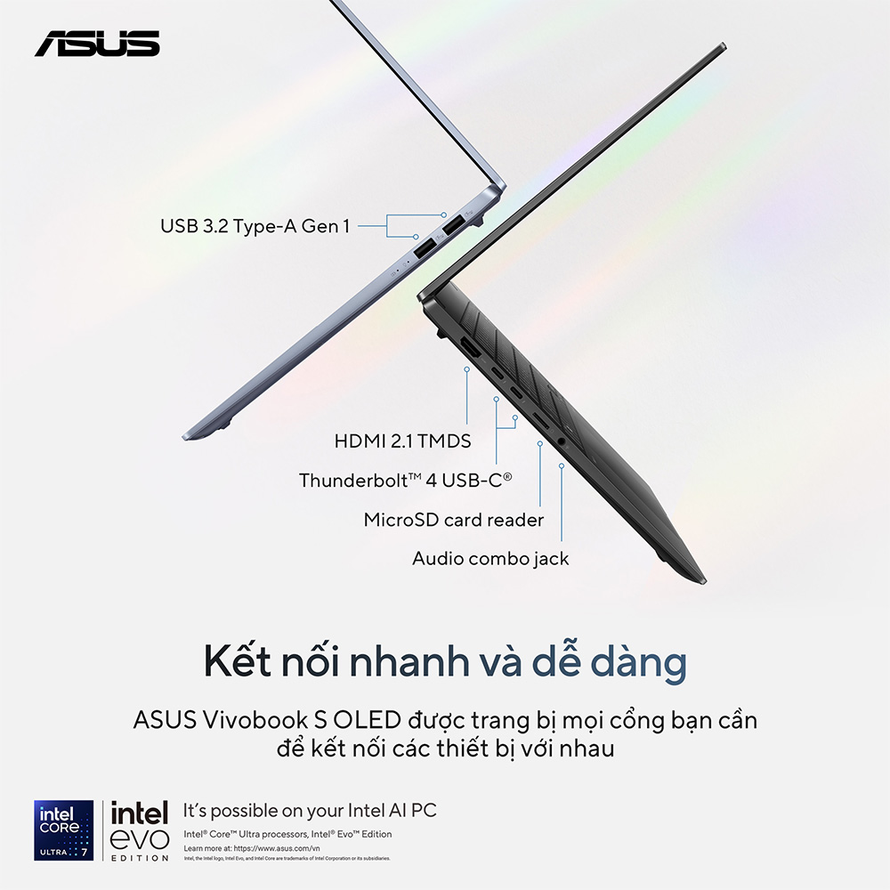 Laptop ASUS Vivobook S 14 OLED S5406SA-PP060WS ảnh 7