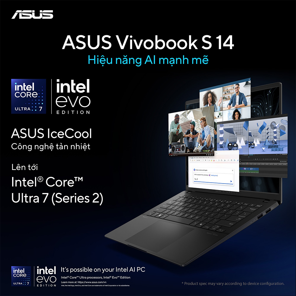 Laptop ASUS Vivobook S 14 OLED S5406SA-PP059WS ảnh 3