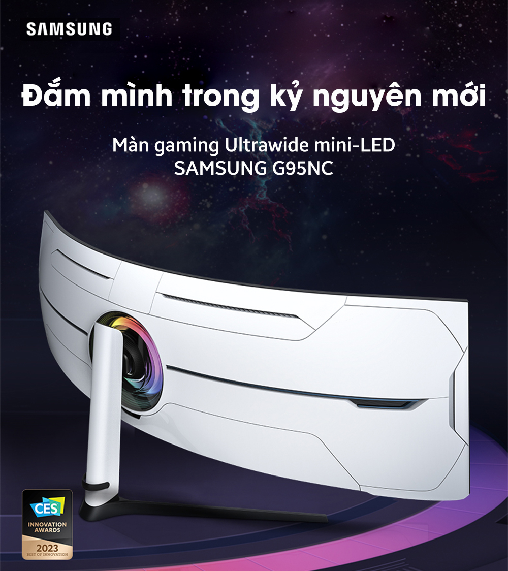 Màn hình Cong Samsung Odyssey Neo G9 G95NC LS57CG952NEXXV - hình 1