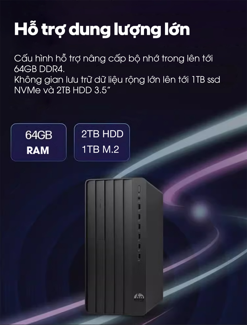 PC HP 280 PRO TOWER G9 9E814PT ảnh 3