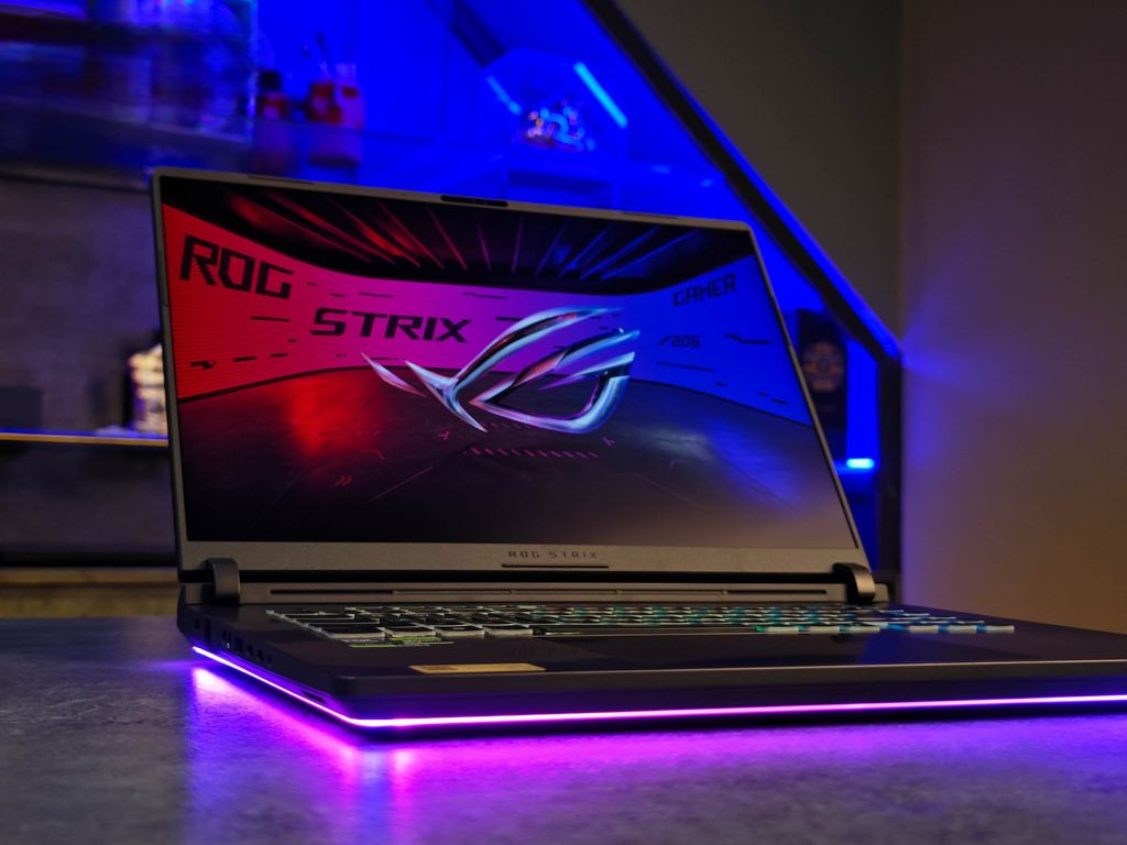 Laptop Asus Gaming ROG Strix G16 G615LW-S5135W (Ultra 9 275HX/ 32GB/ 1TB SSD/ RTX 5080 16GB/ 16 inch 2.5K/ 240Hz/ Win11/ Grey/ Vỏ nhôm) ảnh 2