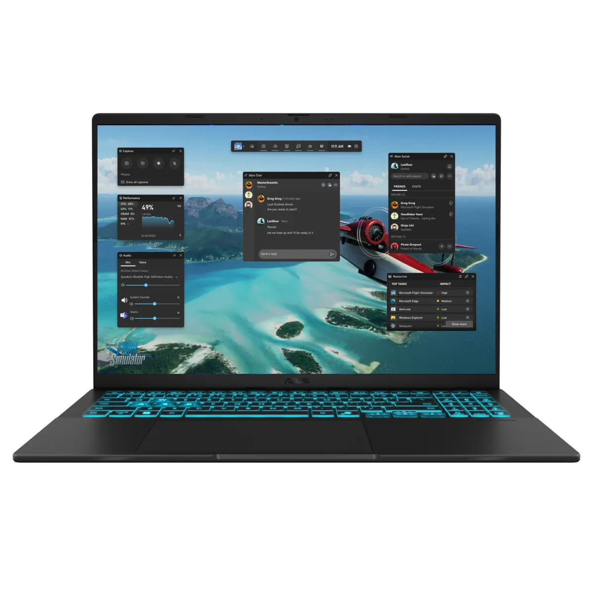 Laptop Asus Gaming Vivobook V3607VH-RP025W (Core 7 240H/ 16GB/ 512GB SSD/ RTX 5050 8GB/ 16 inch WUXGA/ 144Hz/ Win11/ Black) ảnh 1