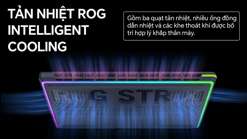 Laptop Asus Gaming ROG Strix G16 G615LR-S5238W (Ultra 7 255HX/ 32GB/ 1TB SSD/ RTX 5070Ti 12GB/ 16 inch 2.5K/ 240Hz/ Win11/ Grey/ Vỏ nhôm) ảnh 3