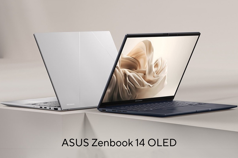 Laptop Asus Zenbook 14 OLED UX3405CA-PZ188WS (Ultra 7 255H/ 32GB/ 1TB SSD/ 14 inch 3K Touch/ 120Hz/ Win 11/ Office/ Blue/ Vỏ nhôm) ảnh 1
