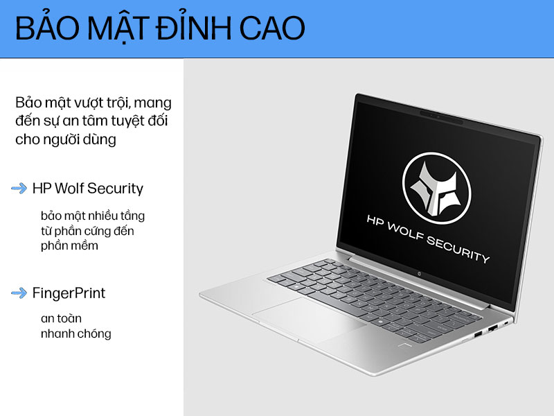 Laptop HP ProBook 460 G11 A74MQPT (Ultra 5 125H/ 16GB/ 512GB SSD/ 16 inch WUXGA Touch/ Win11/ Silver/ Vỏ nhôm) ảnh 2