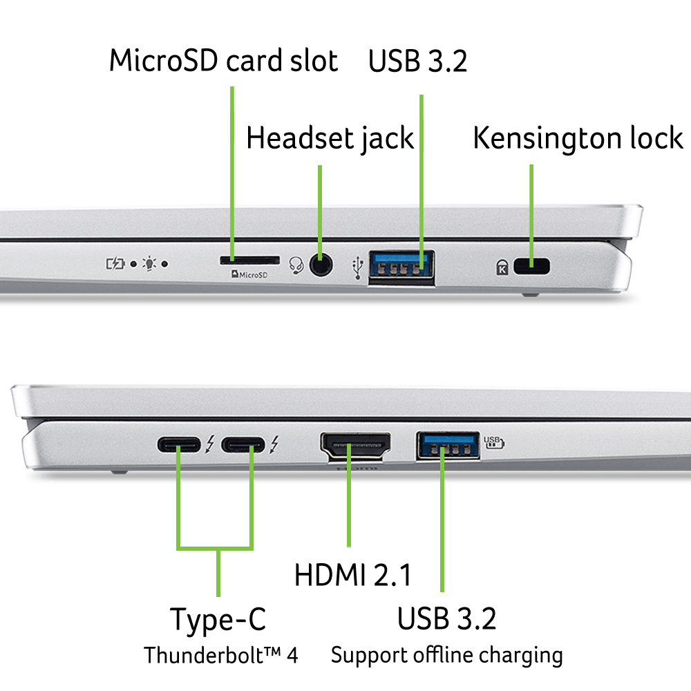 Laptop Acer Swift Go SFG14-73-71ZX NX.KSLSV.002 ảnh 4