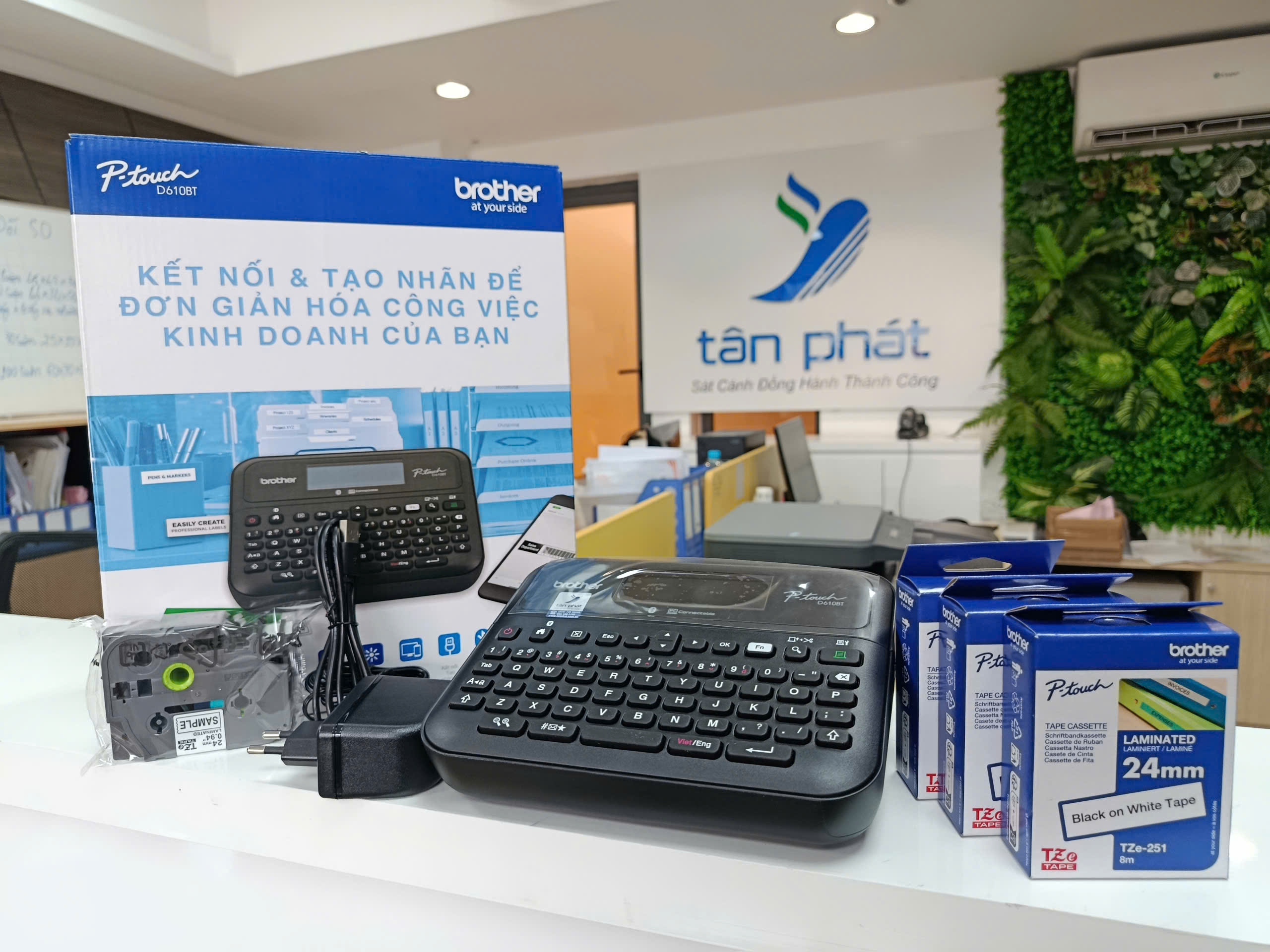 M&aacute;y in nh&atilde;n Brother PT-D610BT (USB+Bluetooth)_2