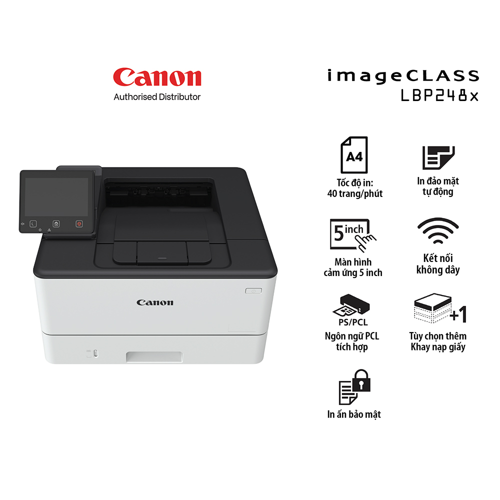 Máy in laser đen trắng Canon LBP248X ảnh 1