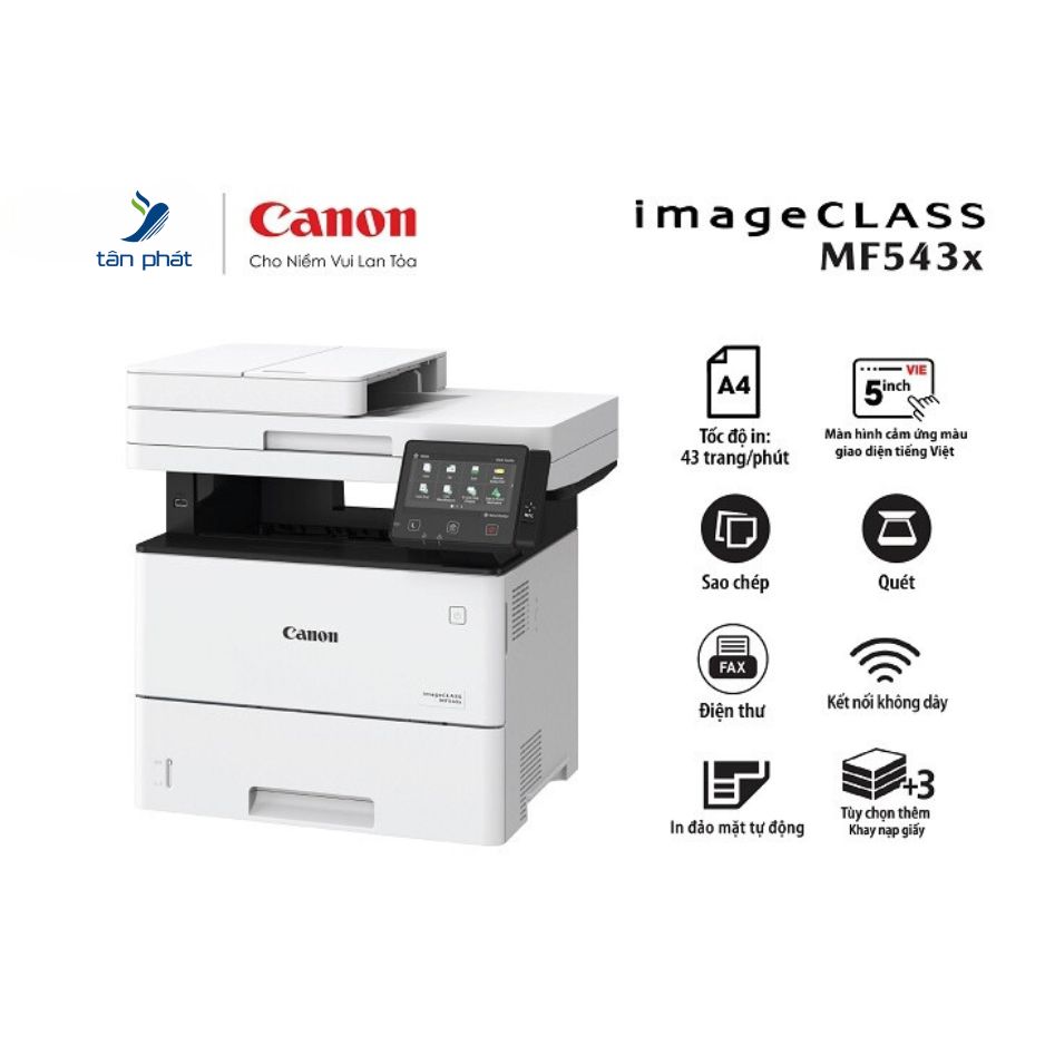 Máy in laser đen trắng Canon MF543X ảnh 1