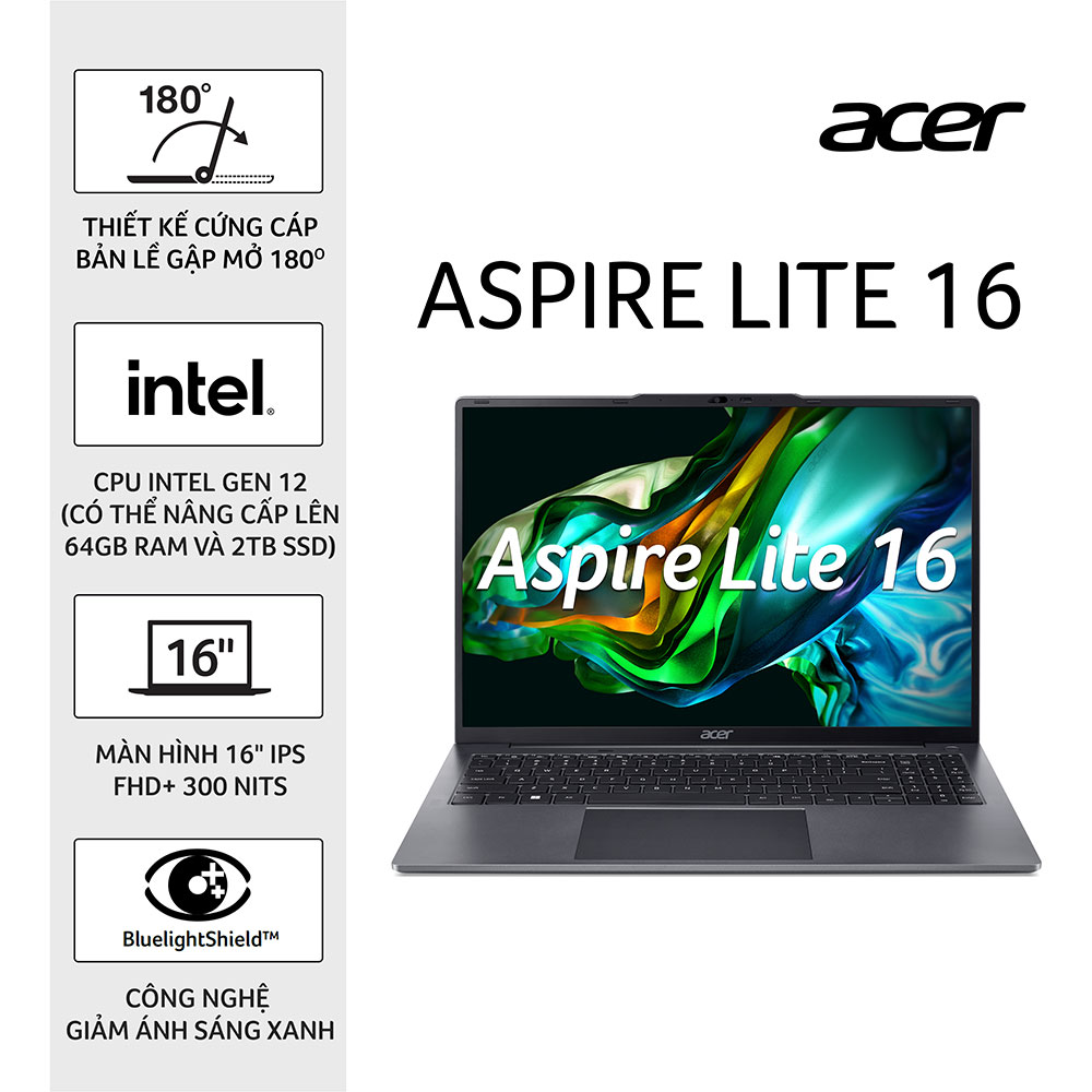 Laptop Acer Aspire Lite AL16-51P-55N7 NX.KX0SV.001 ảnh 1