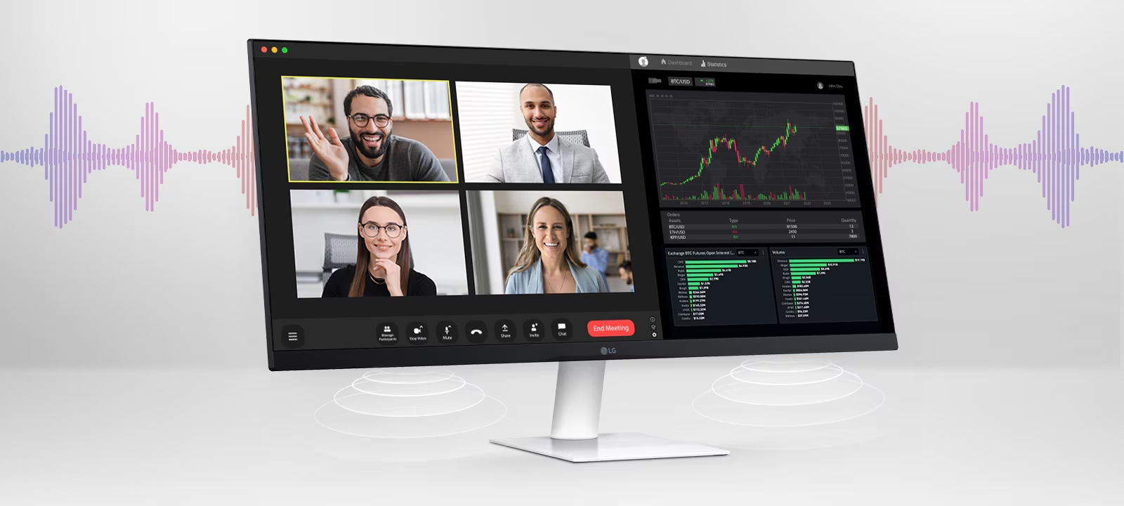 Màn hình ultrawide LG 29U531A-W Trắng (29Inch/ WFHD (2560x1080)/ 5ms/ 100HZ/ 250cd/m2/ IPS/ Tích hợp Loa/ USB Type-C) ảnh 2