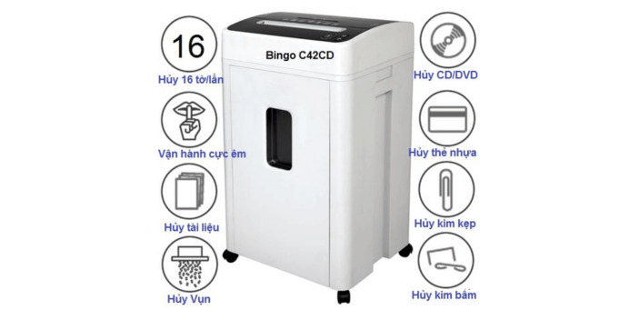 Máy hủy tài liệu BINGO C42CD ảnh 1