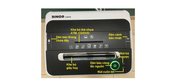 Máy hủy tài liệu BINGO C42CD ảnh 2