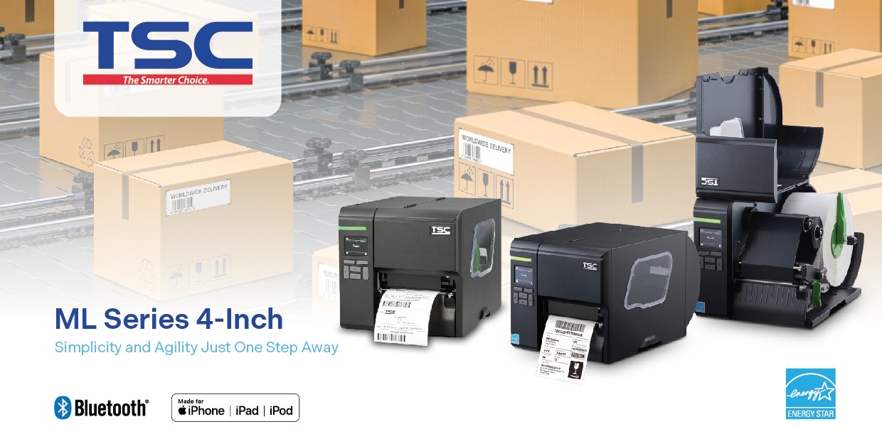 M&aacute;y in m&atilde; vạch tem nh&atilde;n TSC ML341P 