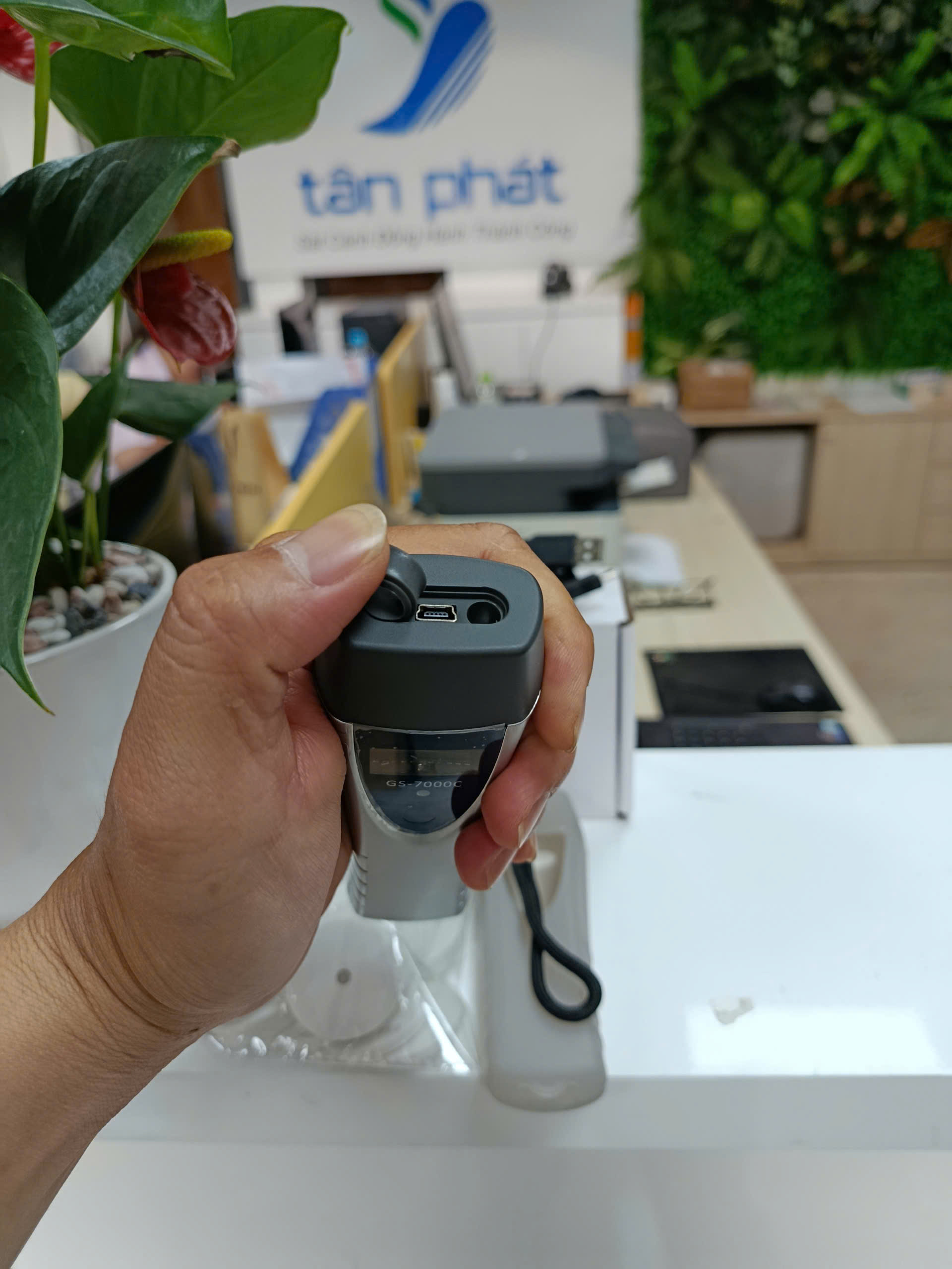 Máy tuần tra bảo vệ GS 7000C kết nối