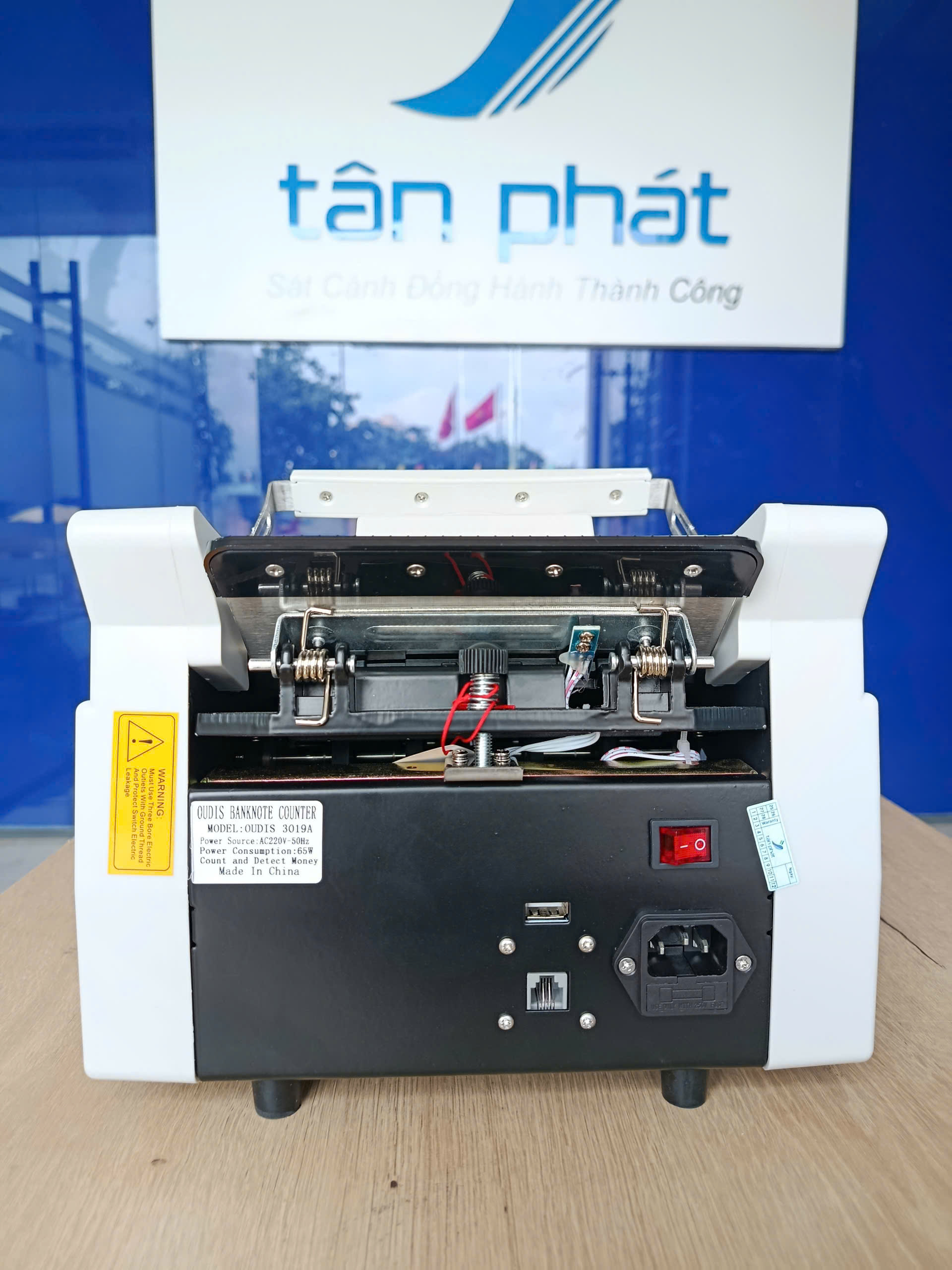 m&aacute;y đếm tiền Oudis 9339A_sau