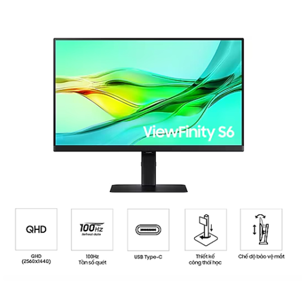 Màn hình đồ họa Samsung ViewFinity LS32D604UAEXXV ảnh 1